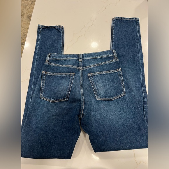 Saint Laurent High Rise Skinny Dark Blue Jeans NWT Size 24 - Picture 6 of 6